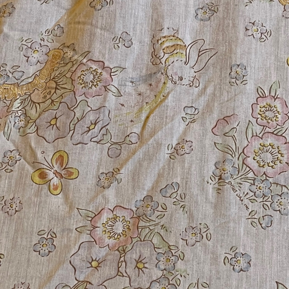 Vintage Kid's Cabbage Patch Complete Twin Sheet Set Circa 1983 - Picture 8 of 10